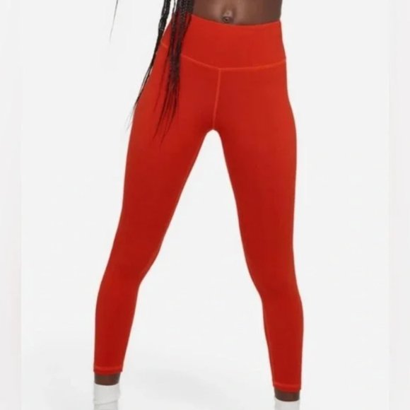 New MATE The Label Organic Stretch Cherry Red Leggings Size 2X - Picture 2 of 3